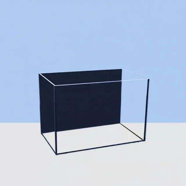Fish Tank 4mm black 40cm