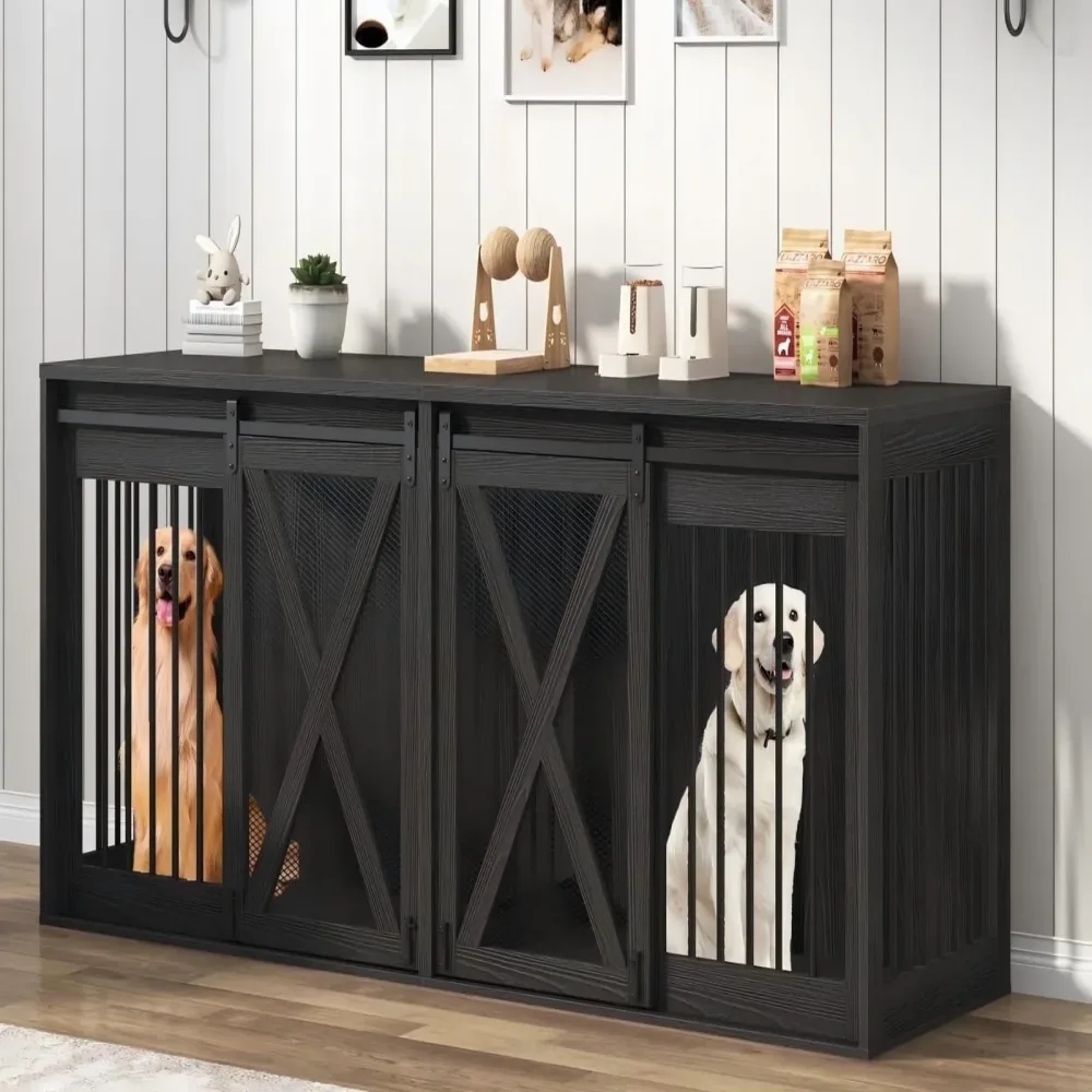 Dog Crate 94.5" 78.7" white