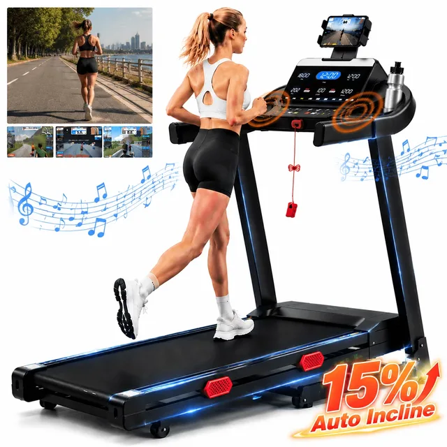Treadmill 3.9hp 300-340 lbs folding