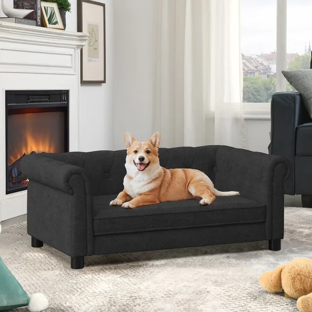 Pet Bed black 40" 23"