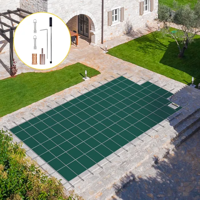 Pool Cover 14' 26' green