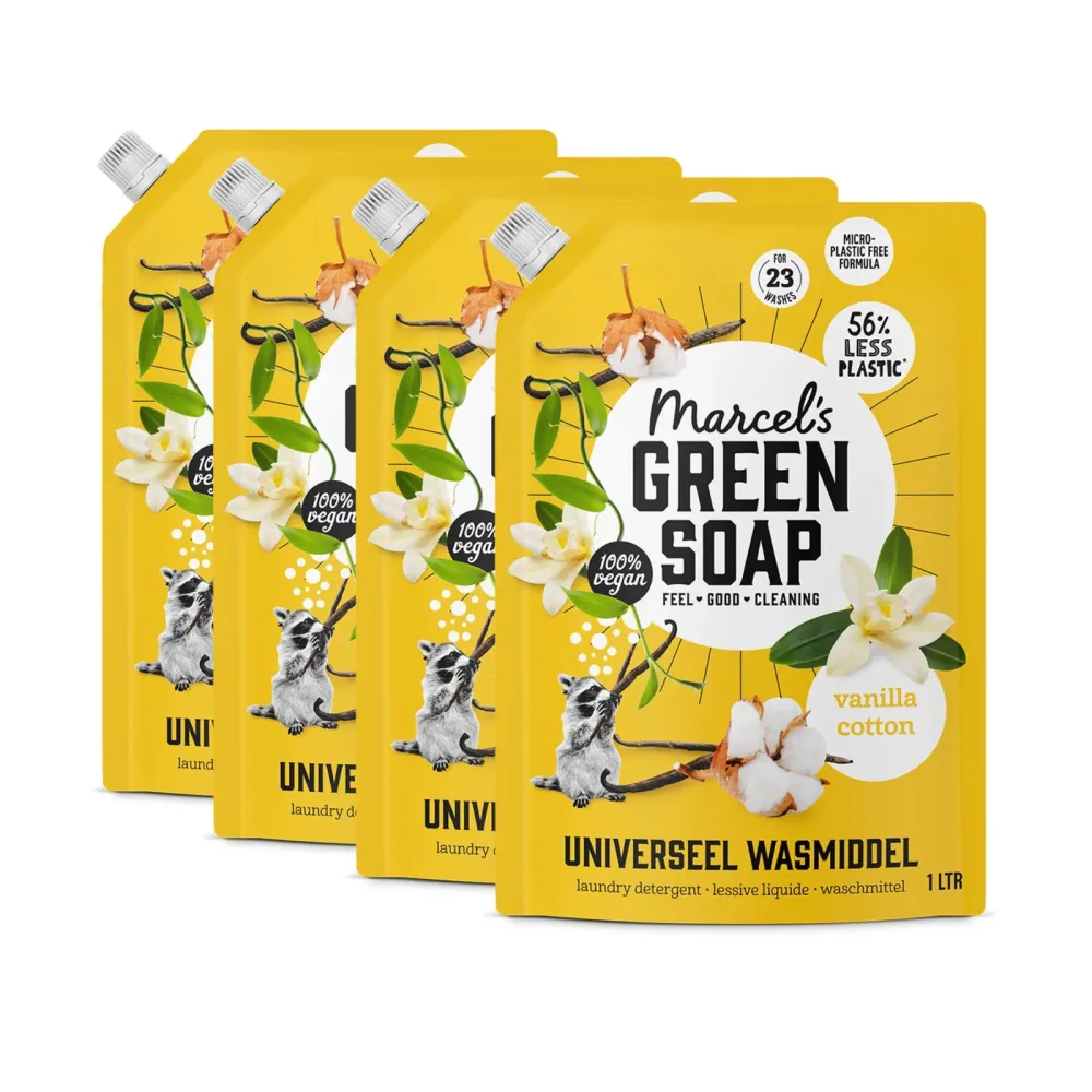 Laundry Detergent green white