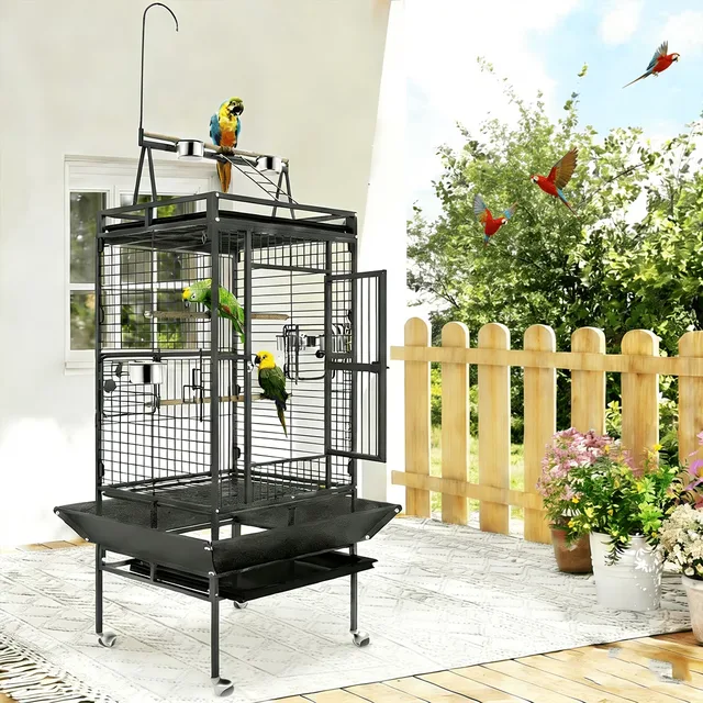 Bird Cage 82" black 82'
