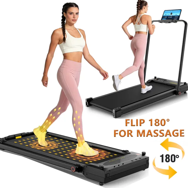 Pad Treadmill 2.5hp 300lbs foldable
