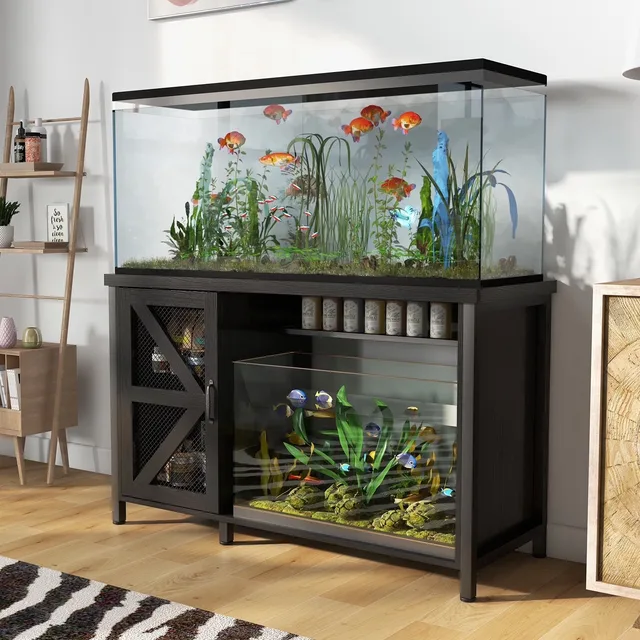 Aquarium Stand 55-75 gallon 1100lbs led