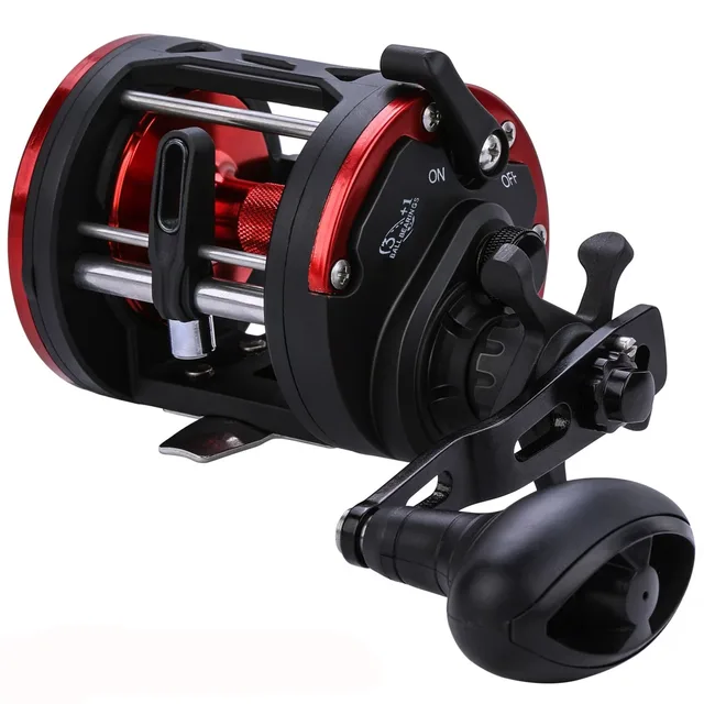 Fishing Reel brown 25kg 15.5oz