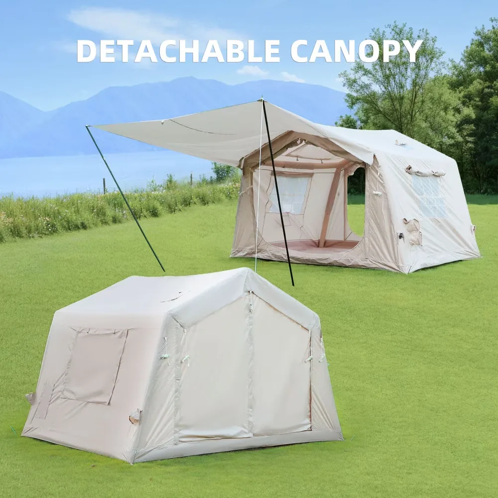Camping Tent 8 person waterproof beige