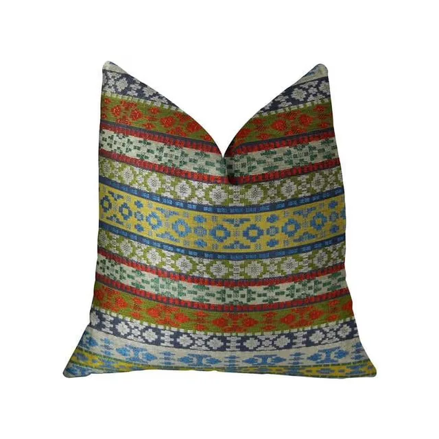 Pillow 36 in white blue