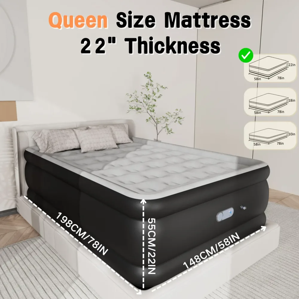Air Mattress 1 ft 2 people 110v
