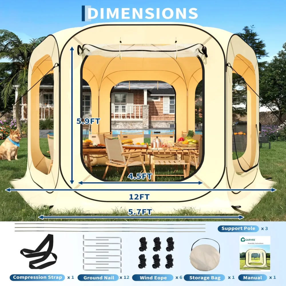 Bubble Tent 4-10 people waterproof portable