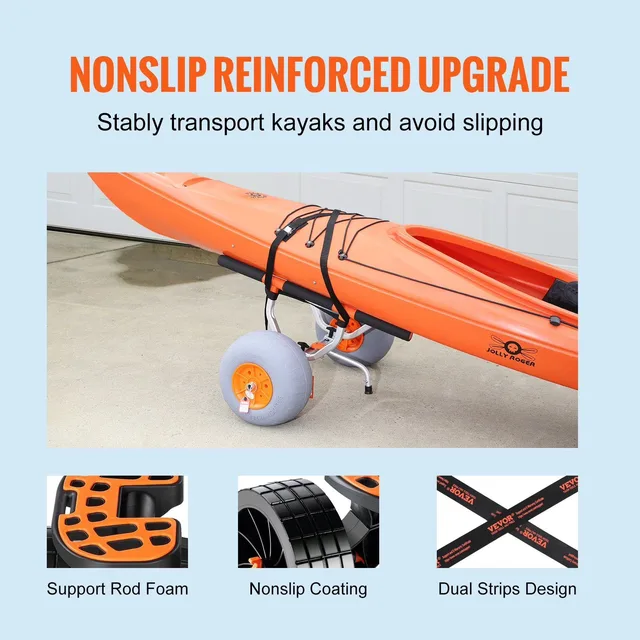 Kayak Cart 350lb 12" 17.32"