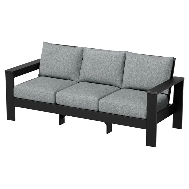Homes Gardens black gray 81.75 in