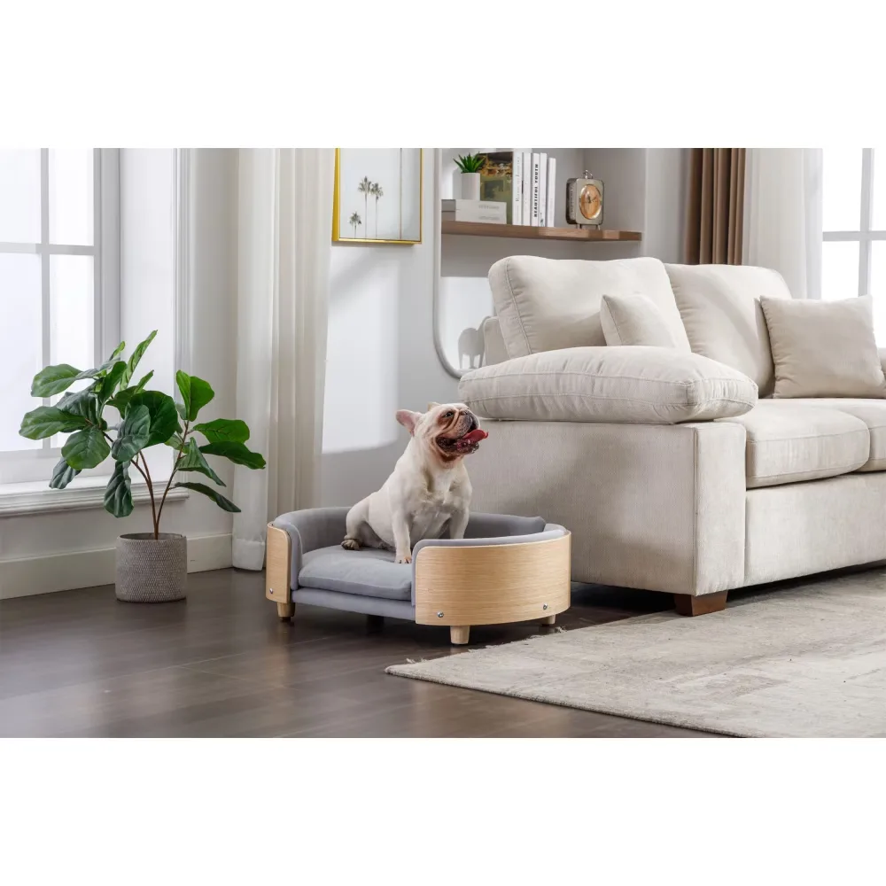 Dog Bed 41-70 lbs grey 30.70"