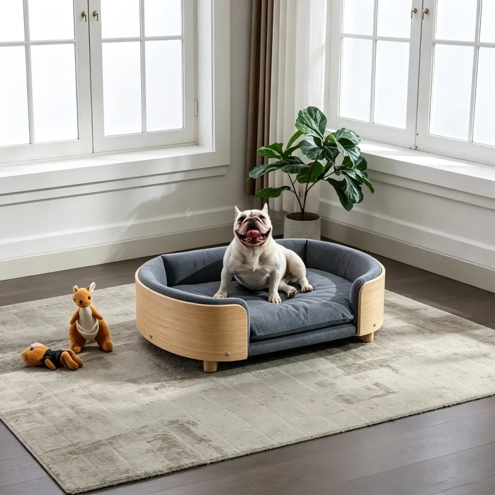 Dog Bed grey 70" 08"