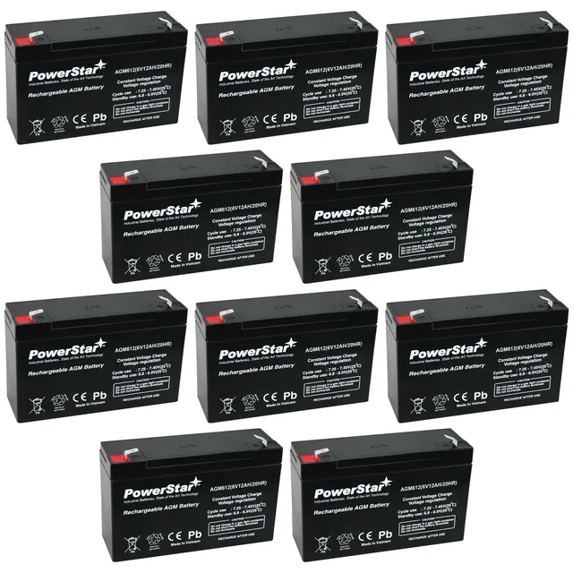 Batteries 6v 10 pack 6 v