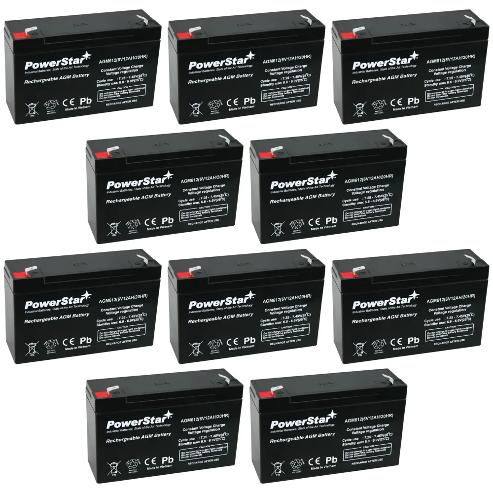 Batteries 6v 10 pack 6 v