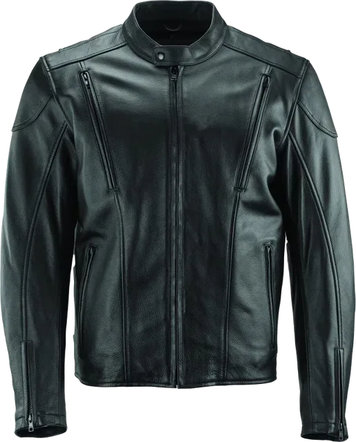 Leather Jacket black 5.9 lb