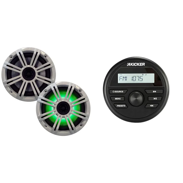 Speaker 6.5" 1 pair white