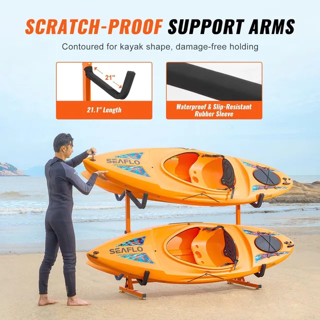 Kayak Storage 220 lbs adjustable 99.88 kg