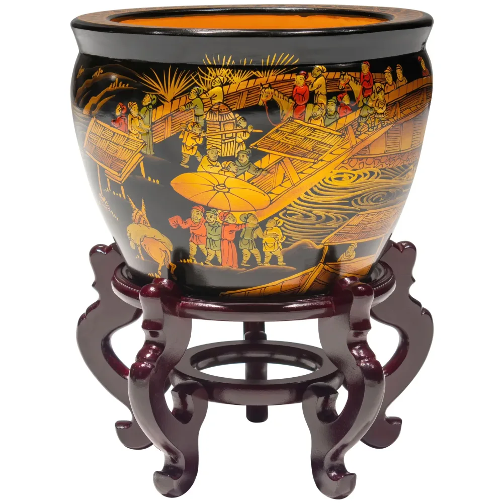 Furniture 16" black red
