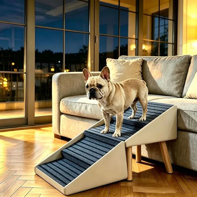 Bed Couch 17.9" foldable beige