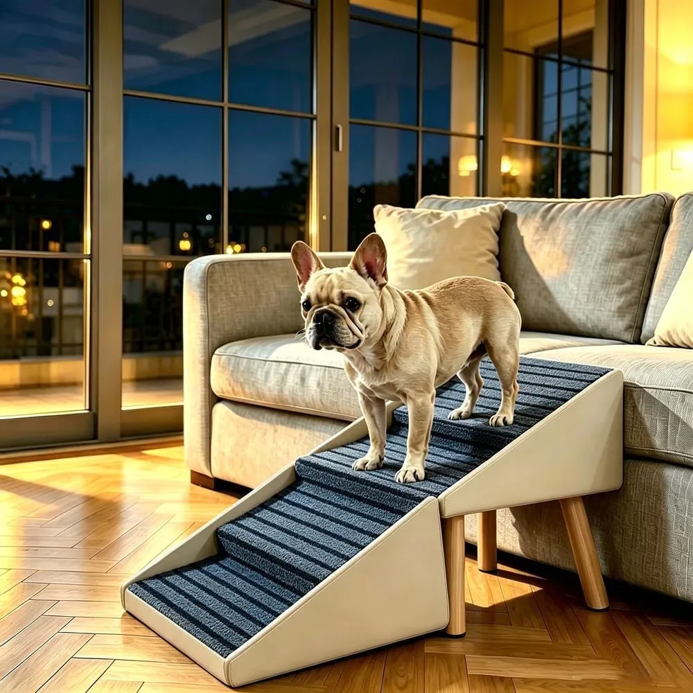 Bed Couch 17.9" foldable beige