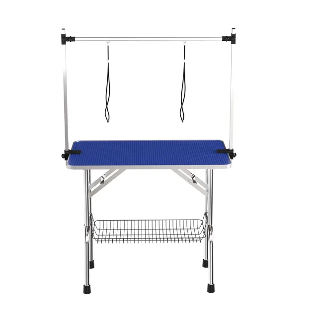Grooming Table 36" adjustable blue