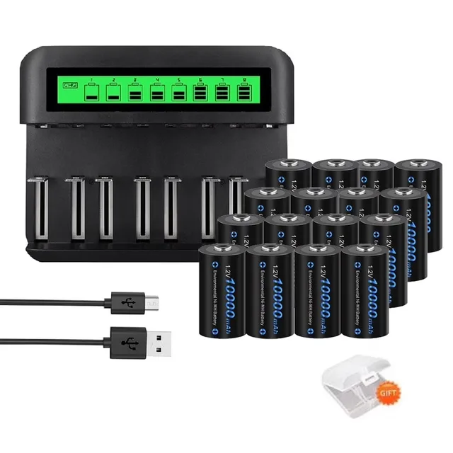 Batteries 1.2v rechargeable 124mm