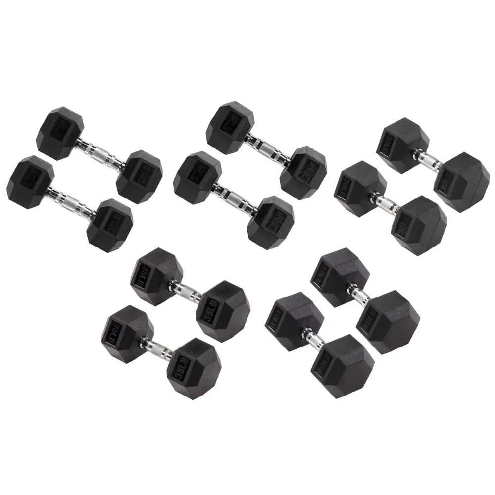 Dumbbells Strength 300 lbs 300 pounds black