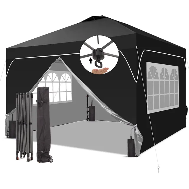 Canopy Tent windproof gray black