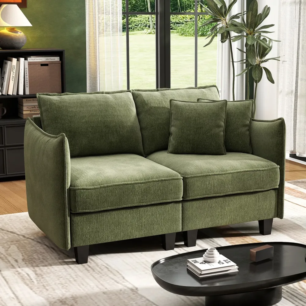 Living Room 112" black green