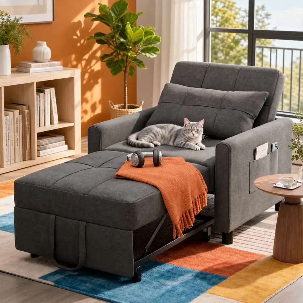 Chair folding gray 330 lbs