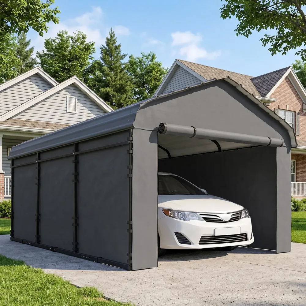 Metal Carport 10' 15' waterproof