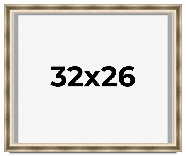Frame 1.75 inches silver 5 inches