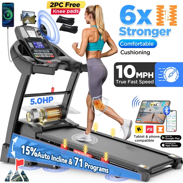 Running Machine 4.5hp 300lbs folding