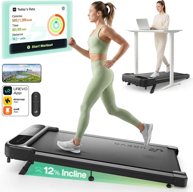 Desk Treadmill 300lbs black 300 lbs