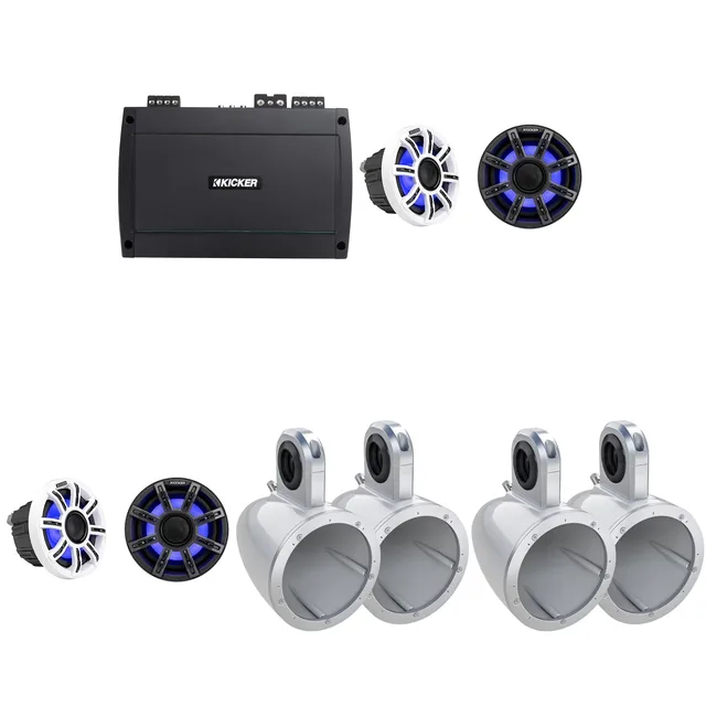 Audio Components 6.5" 2 pair white