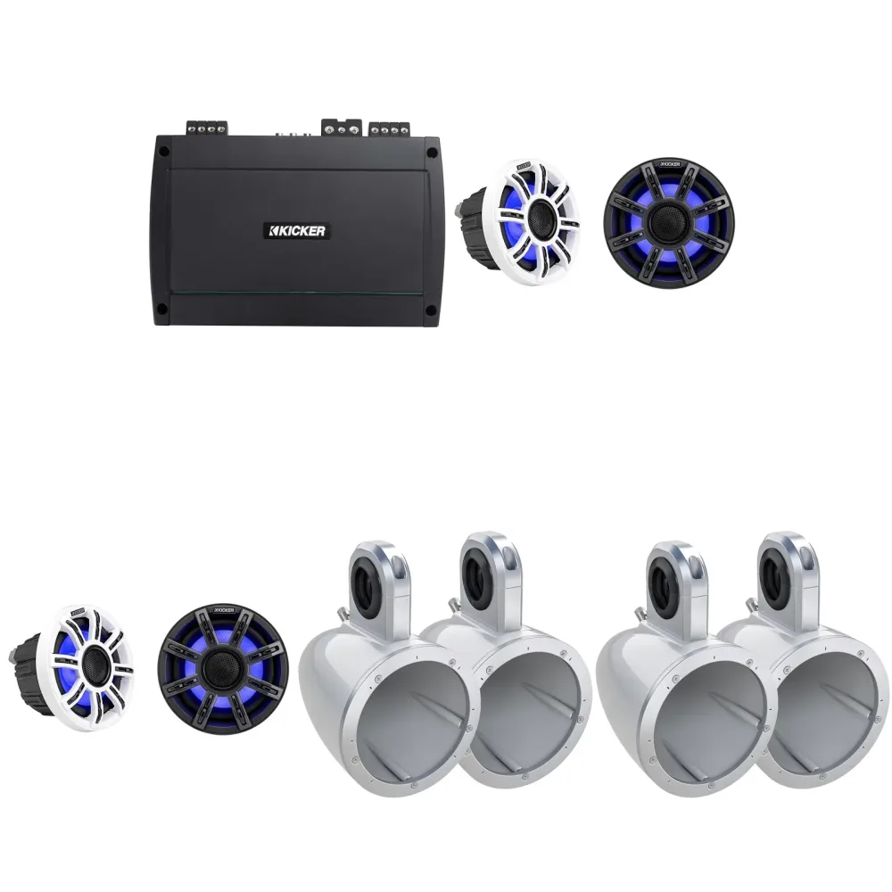 Audio Components 6.5" 2 pair white