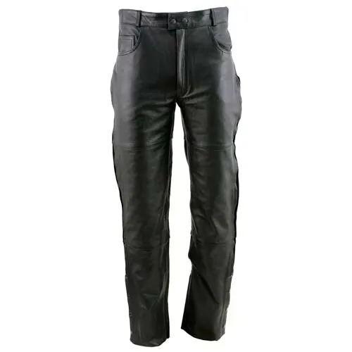 Leather Motorcycle black 1.2 mm 1 pair