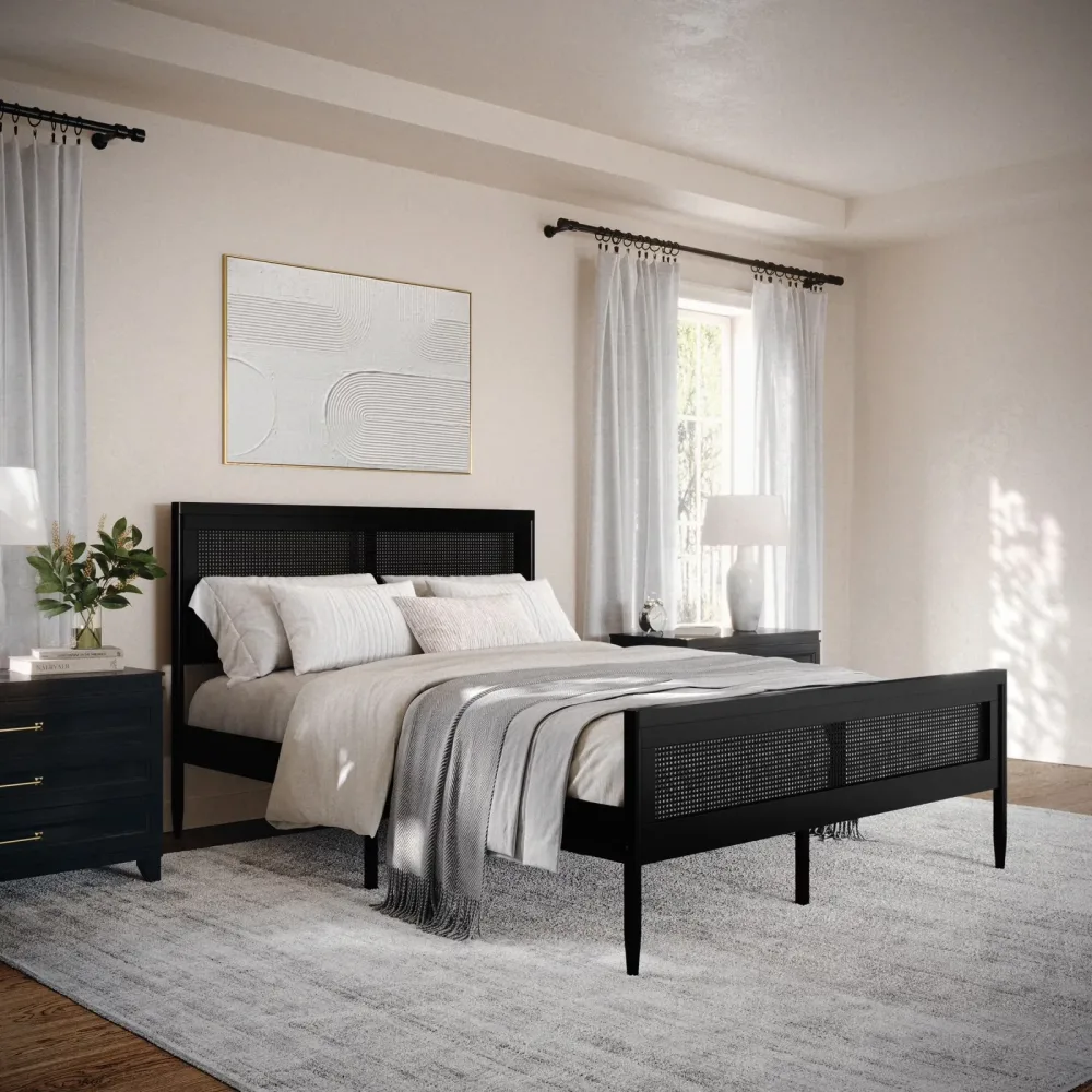 Platform Bed black 800 lbs 10 inches