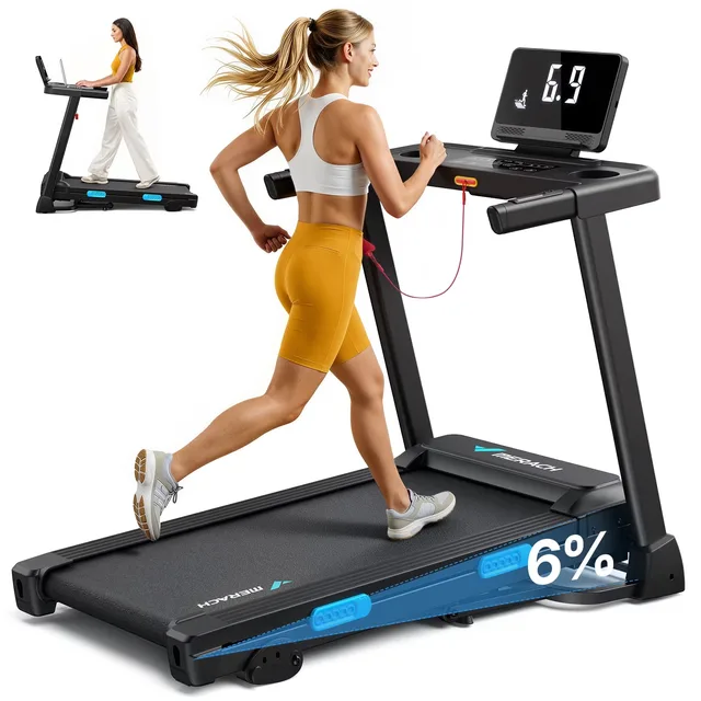 Folding Treadmill 2.5hp led