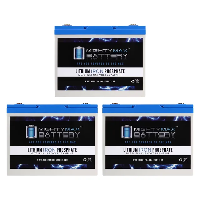 Battery 12v 3 pack 23.00 lbs