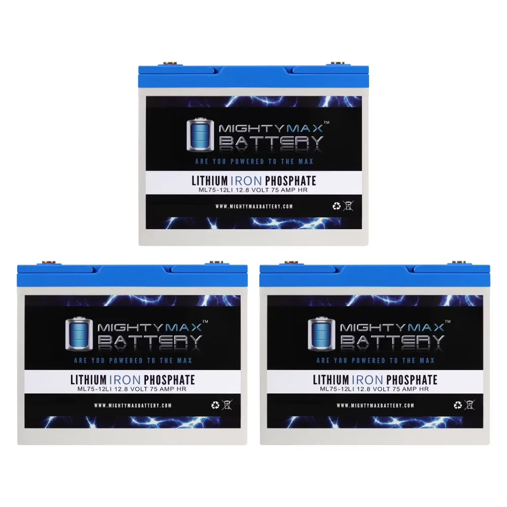 Battery 12v 3 pack 23.00 lbs