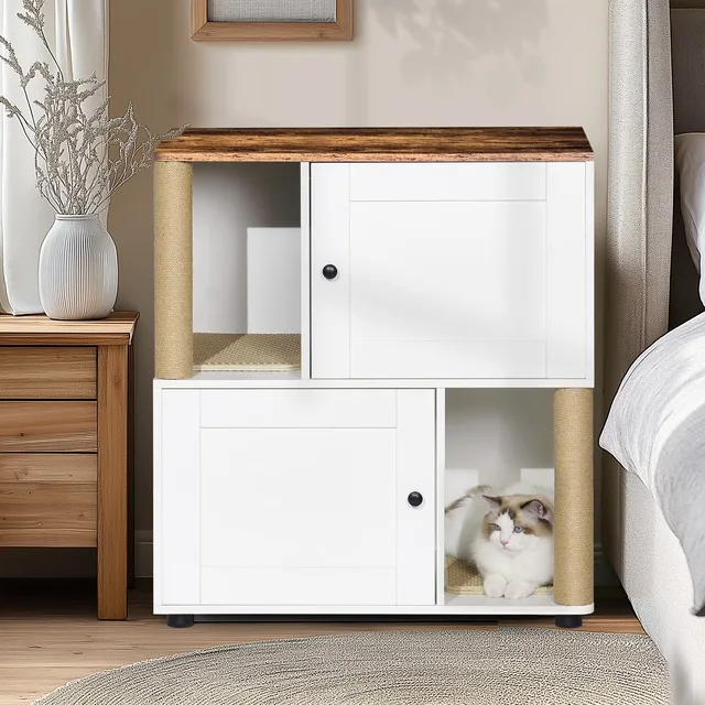 Cat Litter 31.5 in white