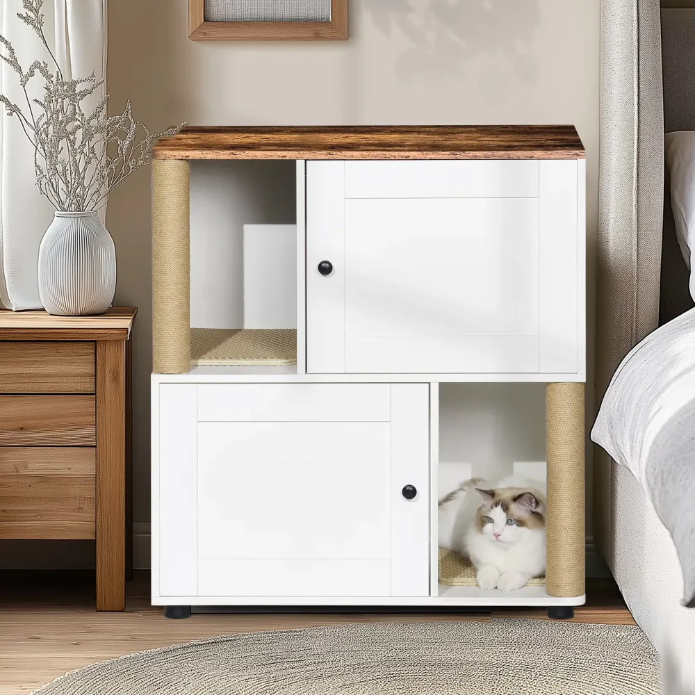 Cat Litter 31.5 in white