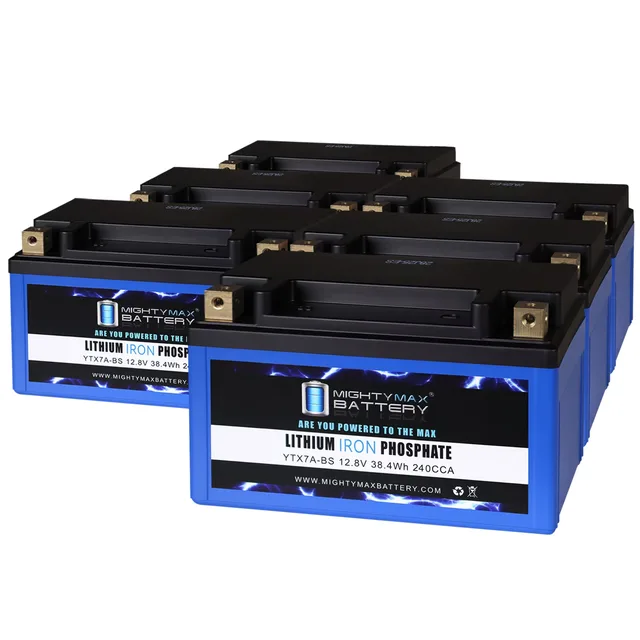 Battery 6 pack 12.8 volt 260 watt