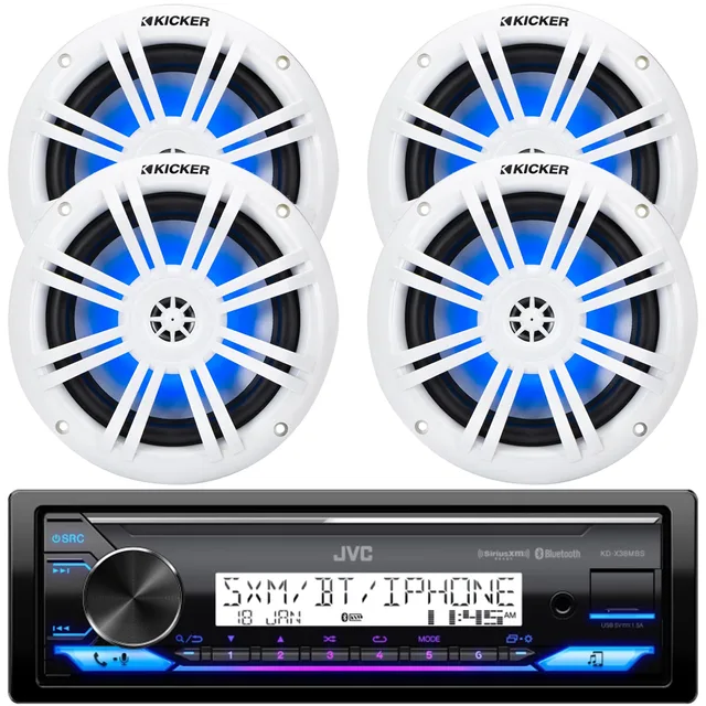 Stereo 6.5" 150 watt bluetooth