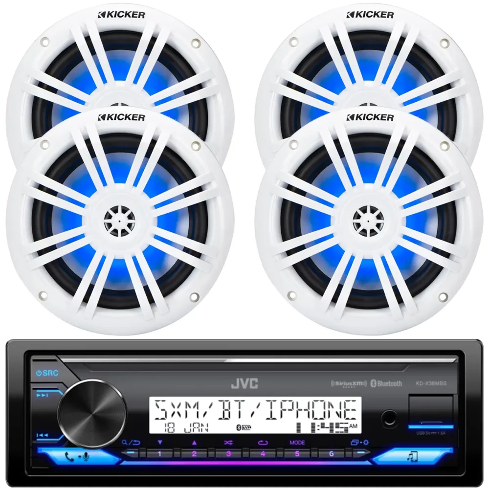 Stereo 6.5" 150 watt bluetooth