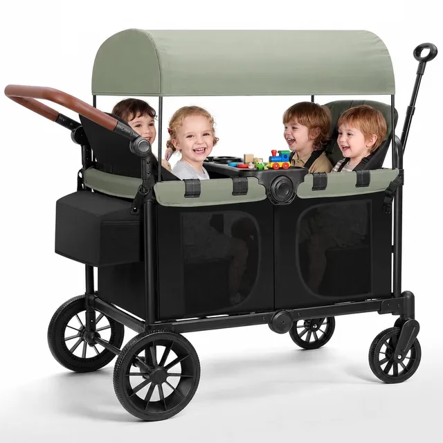 Wagon adjustable grey black