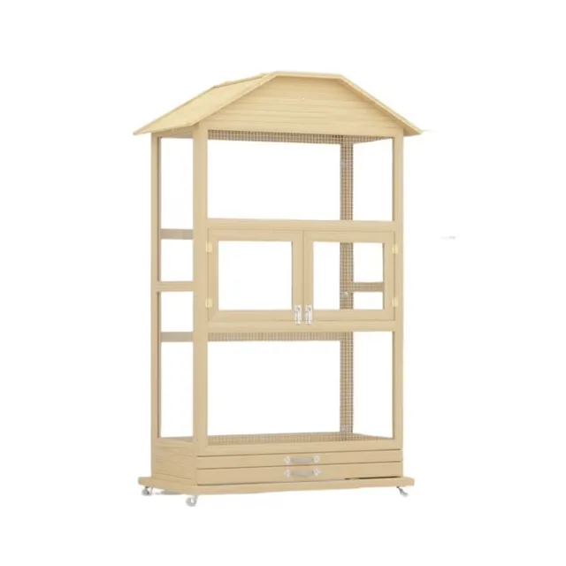 Wooden Bird locking